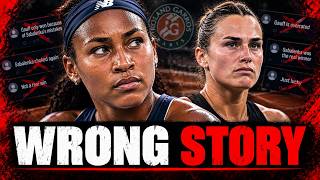 Coco Gauff vs Sabalenka Haters Spread the WRONG Story