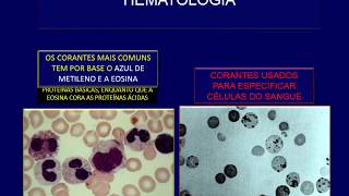 Colorações hematologicas e aplicações