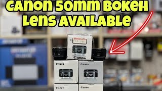 Canon 50mm STM Lens || used camera stock available || cheapest wholesale market in Pakistan