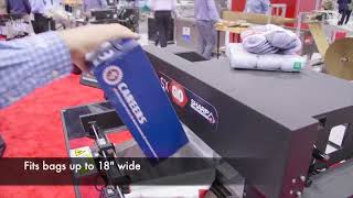 Famous Sharp Packaging SX GO Tabletop Bagger - Distributed by Rapid Packaging Profile