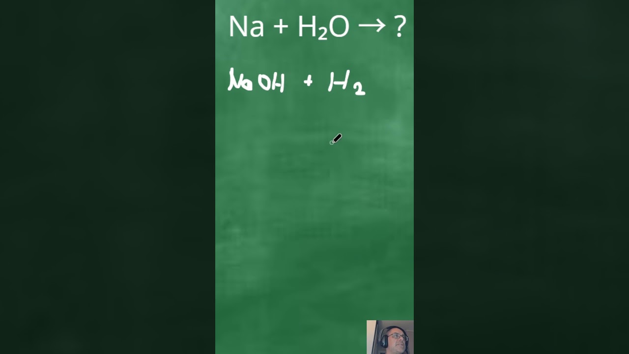 Sód + woda = wybuchowa mieszanka! ⚡ 