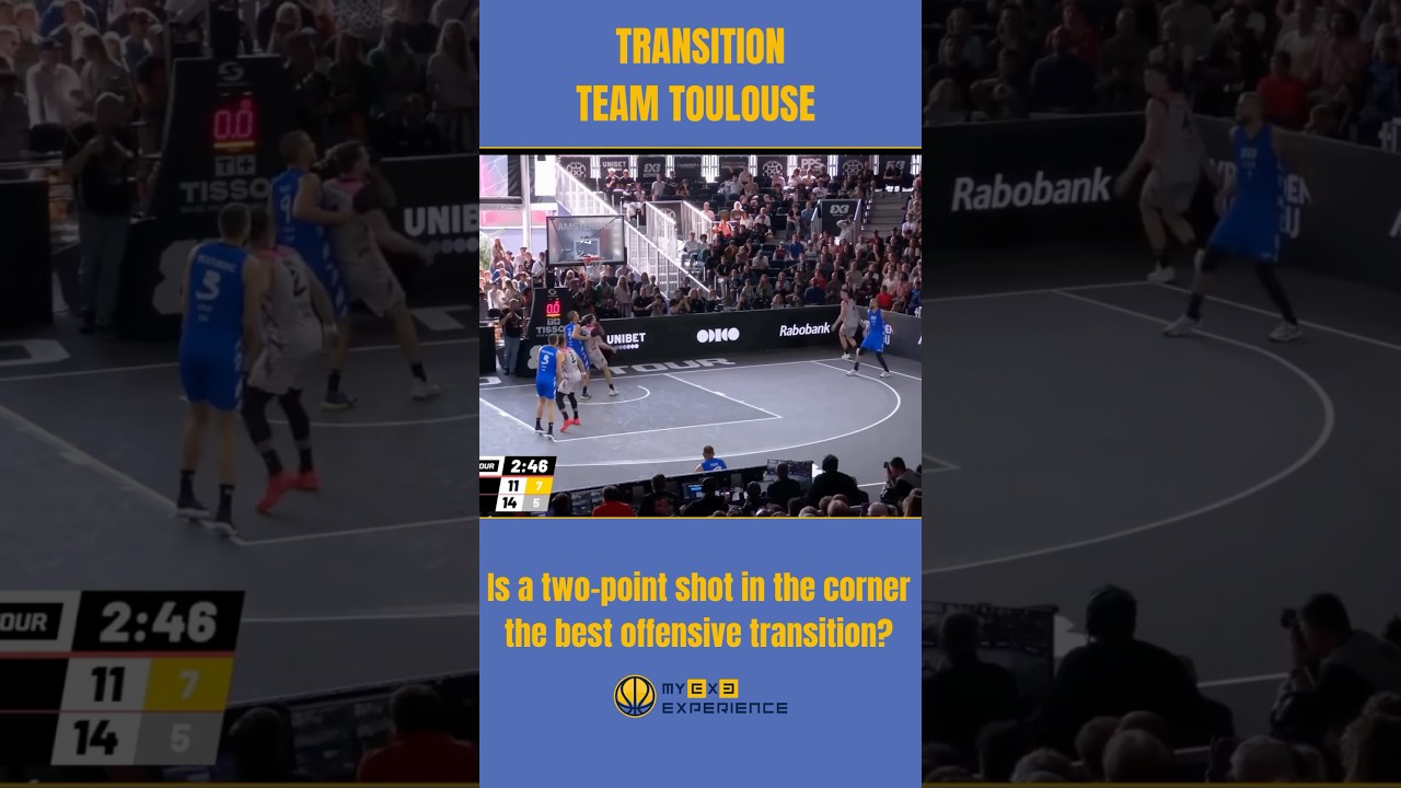 Is the 2 pts shot in the corner the best transition?🤔