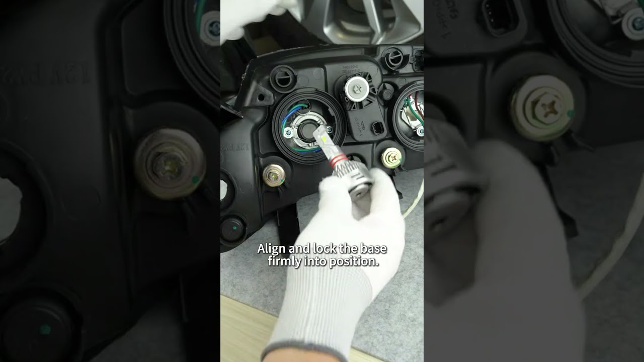 20s Quick Installation Guide For H7 LED Bulbs