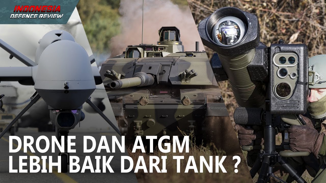 Tank Sudah Ketinggalan Zaman, Drone dan Rudal Anti Tank lebih Superior di Perang Modern? 🤔