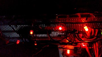 A basic program on my breadboard computer with opcode description.