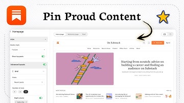 Hoe je een bericht vastzet op de startpagina van Substack (Sterfunctie)