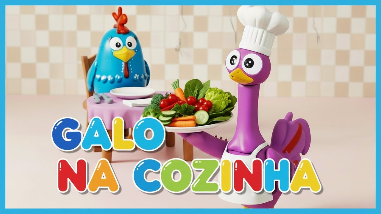 GALINHA PINTADINHA - Historinha - GALO NA COZINHA