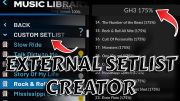 ExternalSetlistCreator - Create custom setlist for Clone Hero/ScoreSpy/YARG