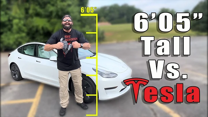 Model 3! - Can a 6'5" Barbarian Fit Into Tesla's Smallest Vehicle??