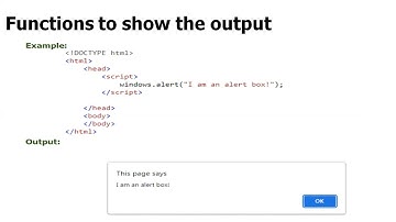 Output function in Java-script| SDP| Mr. P. Jagadeesan| Assistant Professor, CSE, R.M.D.E.C.