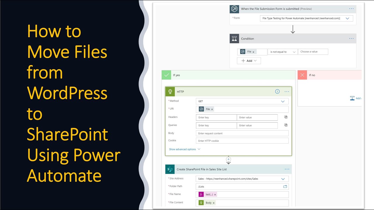 How To Move Files From WordPress To SharePoint Using Power Automate