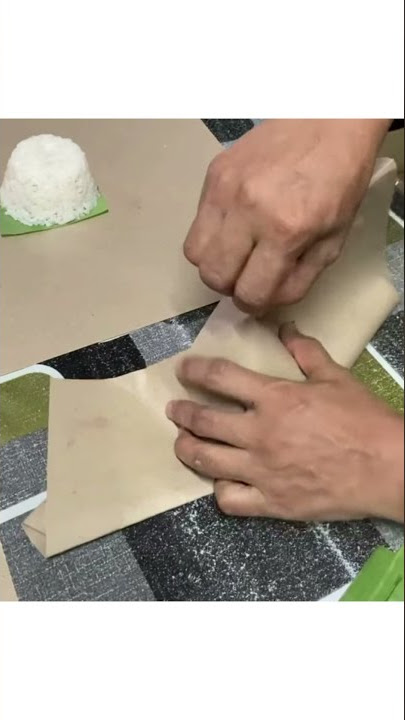 Cara bungkus nasi lemak #nasilemak #short