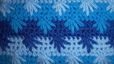 Узор с вытянутыми петлями - Pattern with elongated loops