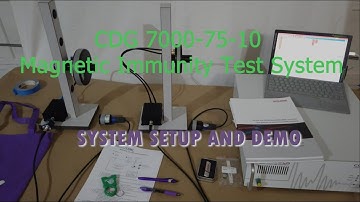 CDG 7000 IEC 60601-1-2 RFID test setup