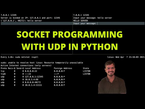 Socket Programming with UDP in Python | Computer Networking Tutorial | DevOps/SRE Interview Question