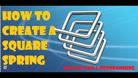 SIEMENS NX 10 TUTORIAL| HOW TO CREATE SQUARE SPRING| NX CAD MODELLING|3D DESIGN|UNIGRAPHICS NX 10|