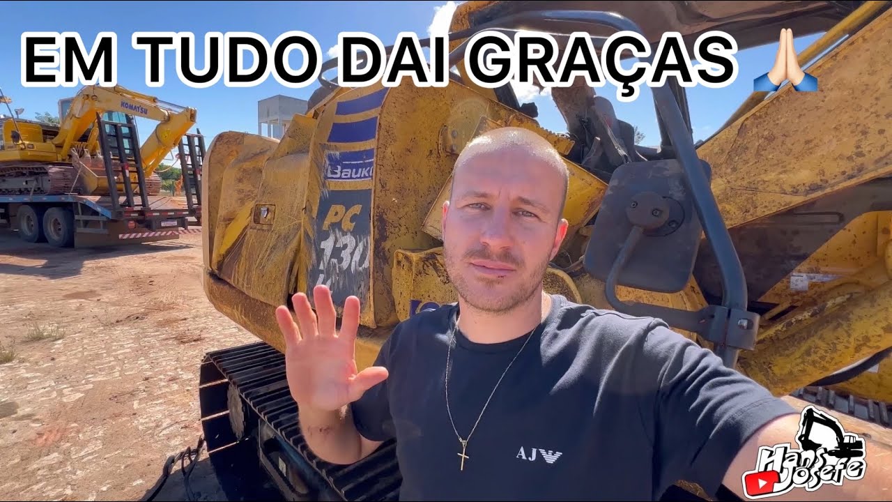 SOFRI UM ACIDENTE COM A ESCAVADEIRA HIDRÁULICA SOFRI UM ACIDENTE COM A ESCAVADEIRA HIDRÁULICA