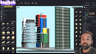 LEGO downtown skyscrapers mini-update (Bricklink studio progress)