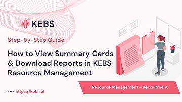 How to Manage Summary Cards & Reports in KEBS Resource Management - Step by Step guide | PSA Tool |