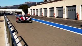 Hybrid Endurance Race Car Switching From Electric to Gas Engine Sound