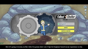 Fallout Shelter Online | 5 Tips & Tricks | Must Watch for Beginners!