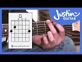 G chord  guitar for beginners  stage 3 guitar lesson  justinguitar bc131