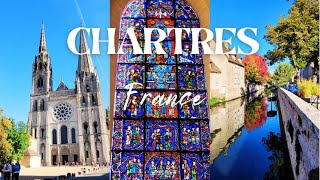 Chartres  -  Veil of the Virgin I Cathedral maze I  Walk in the city I Vlog France 2022