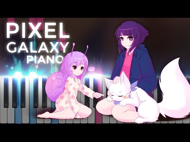 Snail's House · Pixel Galaxy | LyricWulf Piano Tutorial on Synthesia class=
