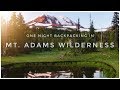 One night backpacking in Mt. Adams Wilderness
