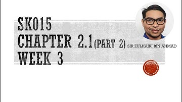 ATOMIC STRUCTURE : SK015 CHAPTER 2.1 PART 2