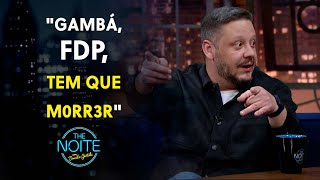 O jornalista esportivo Bruno Laurence sofreu uma ameaça feia de um torcedor | The Noite (22/04/24)