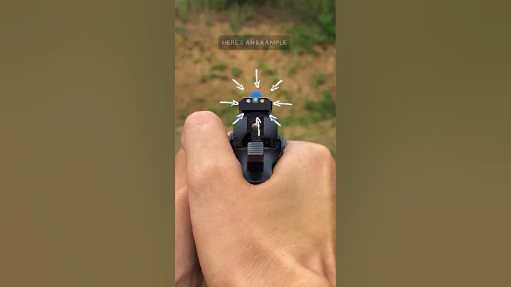 START AIMING CORRECTLY🔥 #aiming #pistol #handgun #aim #sight #reshoot