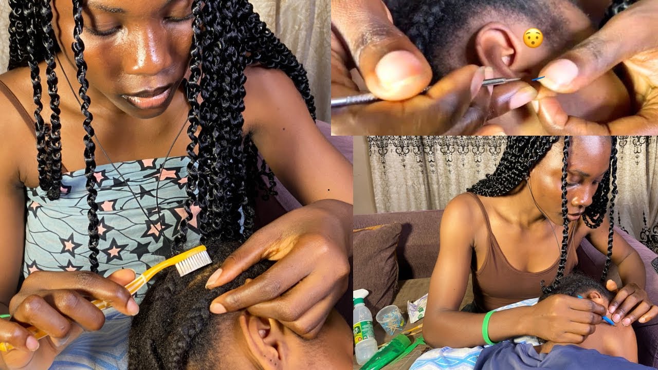 PROFESSIONAL EAR CLEANING ASMR/ SCALP SCRATCHING WITH CHEWING GUM