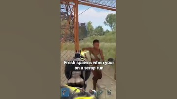 Rust players are random 😂 #playrust #rustclips #freshspawns #rustopia