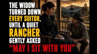 The Widow Turned Down Every Suitor, Until A Quiet Rancher Gently Asked “May I Sit With YouNeo Cowboy
