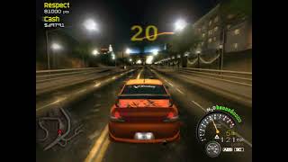 Street Racing Syndicate Mitsubishi Evo VIII Tuned Test drive gameplay HD