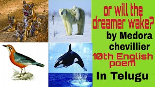 Or will the dreamer wake|10th English poem in telugu