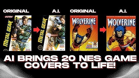 AI Brings 20 NES Game Covers to Life – This Is Insane