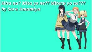 Mieruko-chan ED Full「mita na? mita yo ne?? miteru yo ne???」By Sora Amamiya   Lyrics & Indo