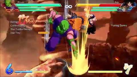 DBFZ Mini Session- Piccolo "Modified" Solo Hellzone Grenade Corner Combo