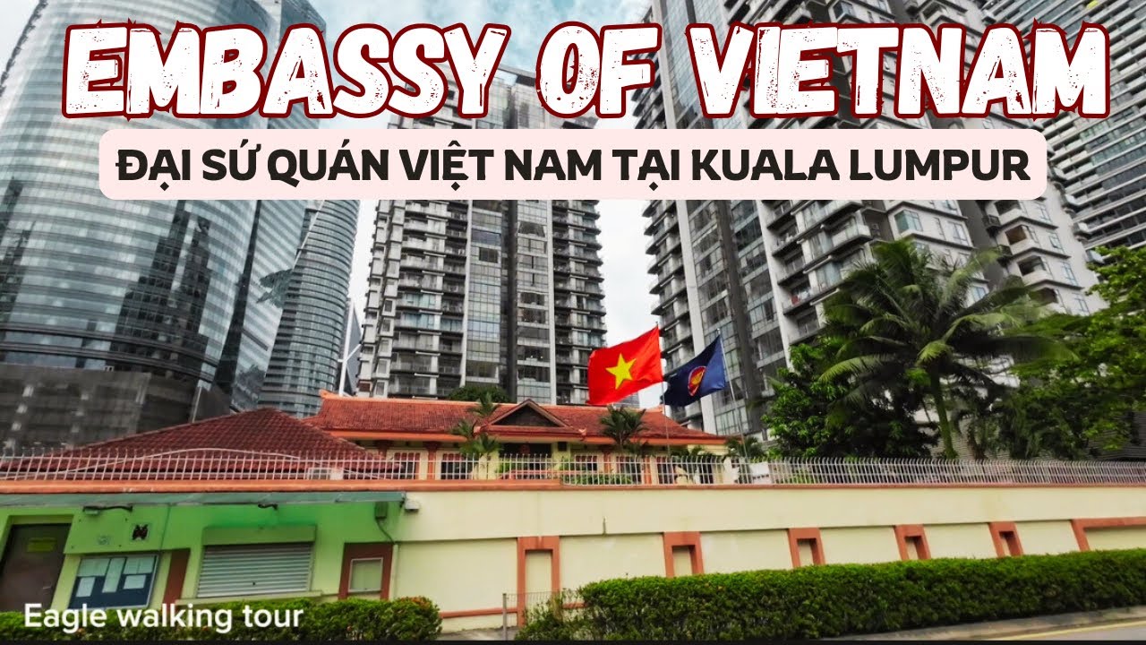 🇻🇳 | WALK FROM VIETNAM Embassy To MRT CONLAY | KUALA LUMPUR  WALKING TOUR