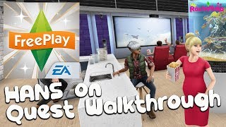 The Sims Freeplay HANS On Quest Walkthrough! 