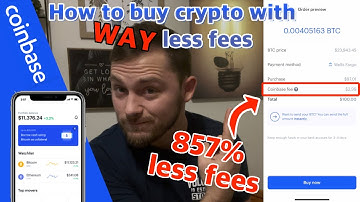 How to buy crypto with WAY less fees | Coinbase