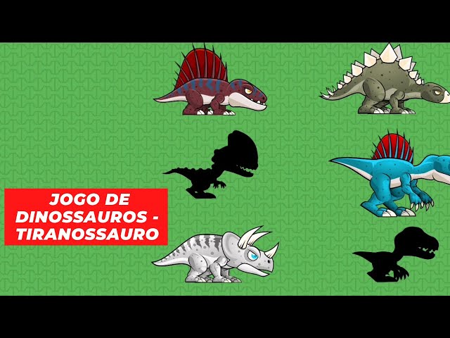 Mundo dos dinossauros, jogos de dino para crianças, meninos e meninas;  sons, quebra-cabeça e jogo de correspondência