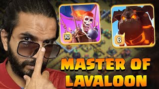 Master of lavaloon attacks clash of Clans