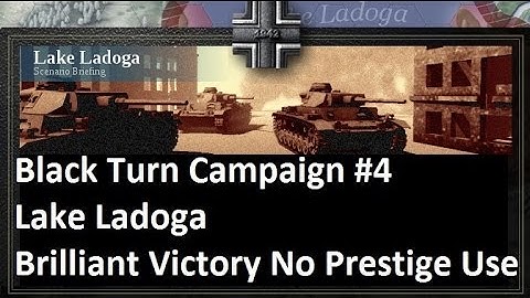 Lets Play: Unity of Command - Black Turn Campaign: Lake Ladoga Brilliant Victory (HD)