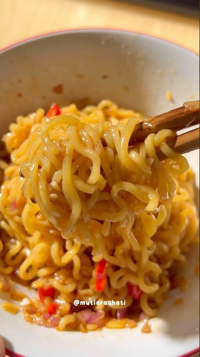 The most delicious Indomie fried noodles hack! #shorts