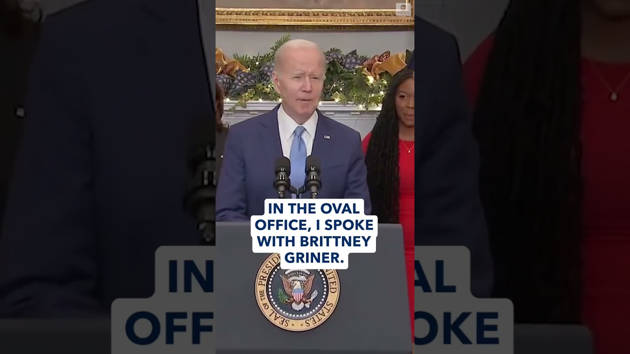 President Biden broadcasts Brittney Griner’s freedom in prisoner swap with Russia