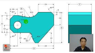 Basic 2D Sketch Ex01 - SolidWorks tutorials EXERCISES