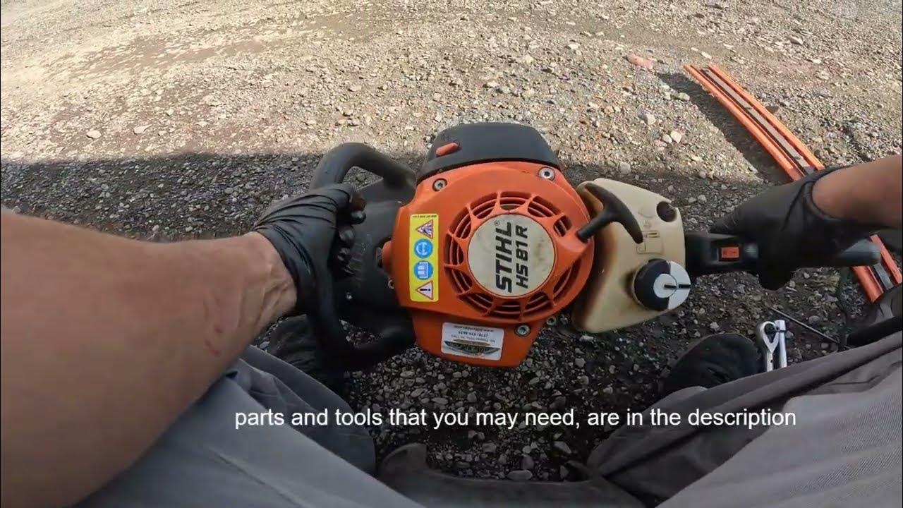 Cleaning the Spark Arrestor on the muffler of any Hedge Trimmer YouTube